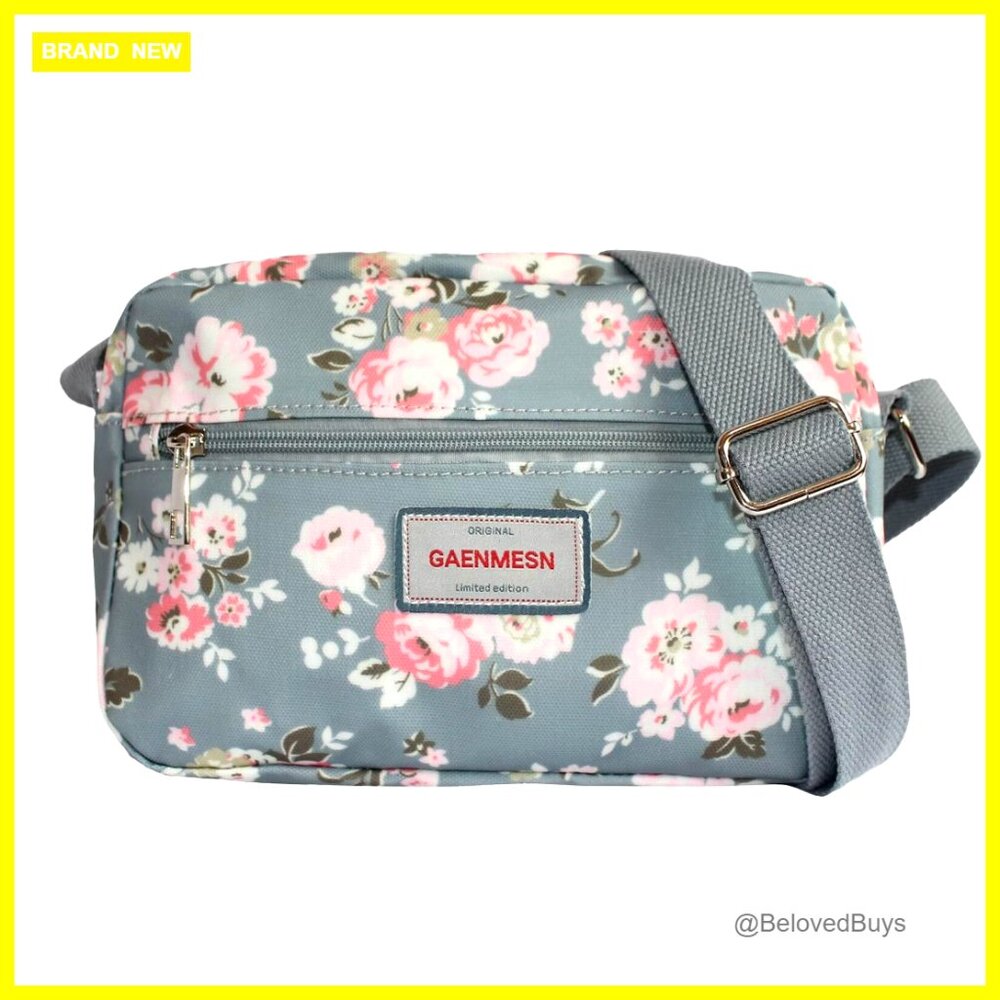 Lightweight Mini Crossbody Bag, Water Resistant, Adjustable Strap, 3 Pockets